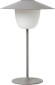 Blomus Akku-LED-Tischleuchte Ani Lamp Design Kaschkasch, Spektrum A   bis A, grau